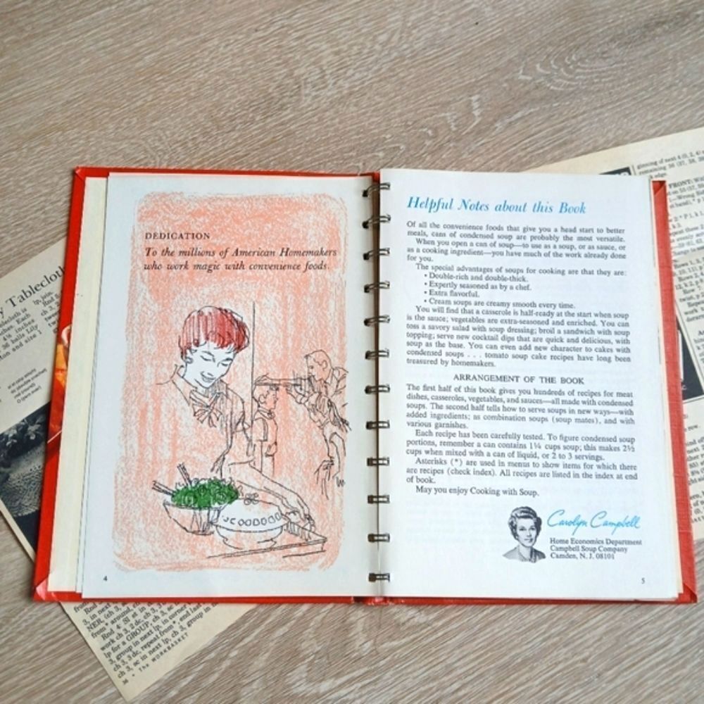 A Campbell Cookbook cooking with Soup Recipes LITHOGRAPH First Edition - Picture 8 of 15